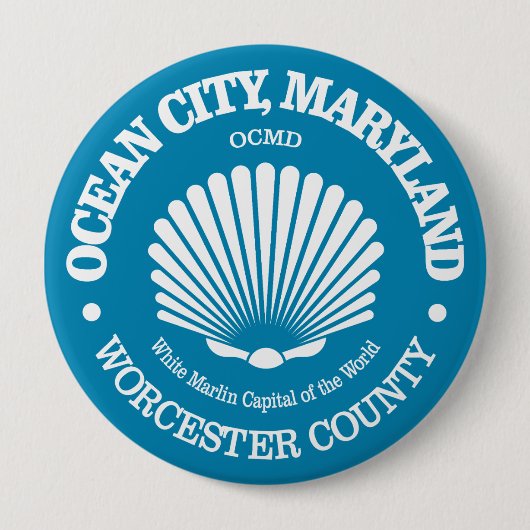 Ocean City (Seashell) Button (Vorderseite)