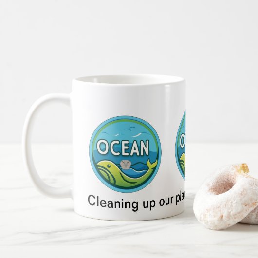 Ocean Clean Up Cup Kaffeetasse (Mit Donut)