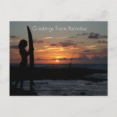 Ocean Cliff Postkarte (Vorderseite)