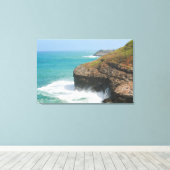 Ocean Cliffs bei Kilauea Kauai Leinwanddruck (Insitu (Holzboden))