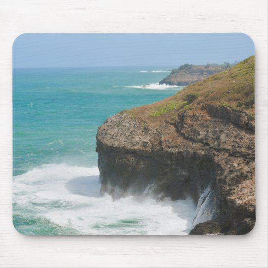 Ocean Cliffs bei Kilauea Kauai Mousepad (Vorne)