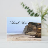 Ocean Cliffs Danke Card (Stehend Vorderseite)