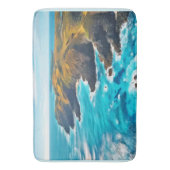 Ocean Cliffs: Wilde Küste Badematte (Vorderseite Vertikal)