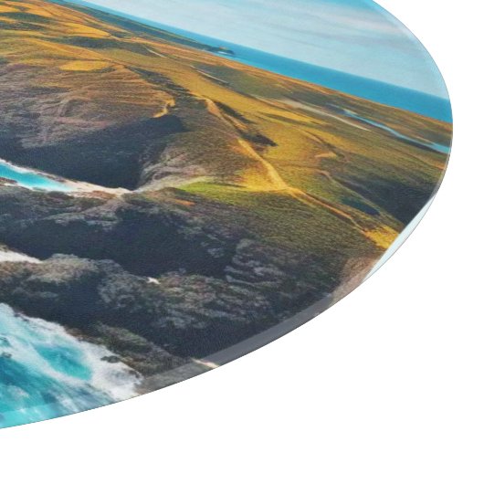 Ocean Cliffs: Wilde Küste Schneidebrett (Ecke)