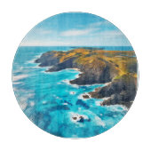 Ocean Cliffs: Wilde Küste Schneidebrett (Vorderseite)