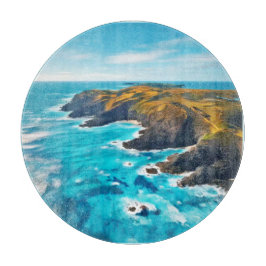 Ocean Cliffs: Wilde Küste Schneidebrett