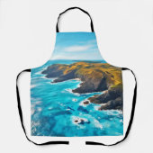 Ocean Cliffs: Wilde Küste Schürze (Vorderseite)