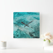 Ocean clock quadratische wanduhr (Zuhause)