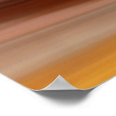 Ocean Coast Beach Sky Landschaft Blue Brown Grau Poster (Ecke)