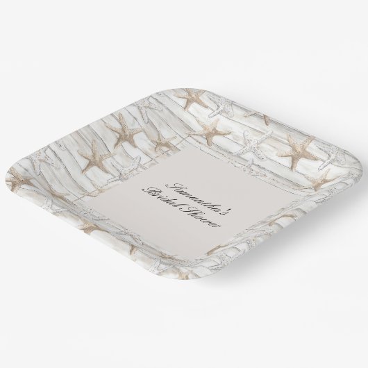 Ocean Coast View Brautparty Pappteller (Gewinkelt)