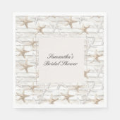 Ocean Coast View Brautparty Serviette (Vorderseite)