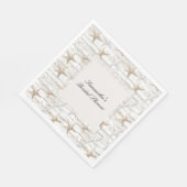 Ocean Coast View Brautparty Serviette (Ecke)