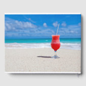 Ocean Cocktail Beach House Zuhause Gästebuch (Rückseite)