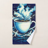 Ocean Coffee Dream Badhandtuch Set (Handtuch)