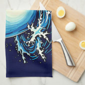 Ocean Coffee Dream Geschirrtuch (Viertel Falte)