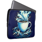 Ocean Coffee Dream Laptopschutzhülle (Vorne Rechts)