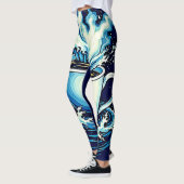 Ocean Coffee Dream Leggings (Links)