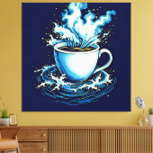 Ocean Coffee Dream Leinwanddruck (Insitu (Wohnzimmer))