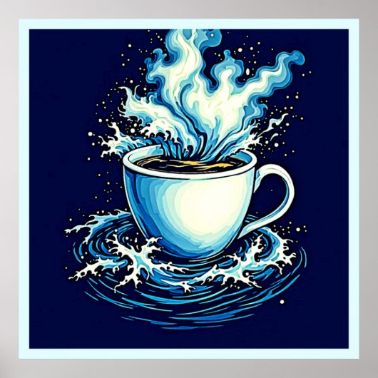 Ocean Coffee Dream Poster (Vorne)
