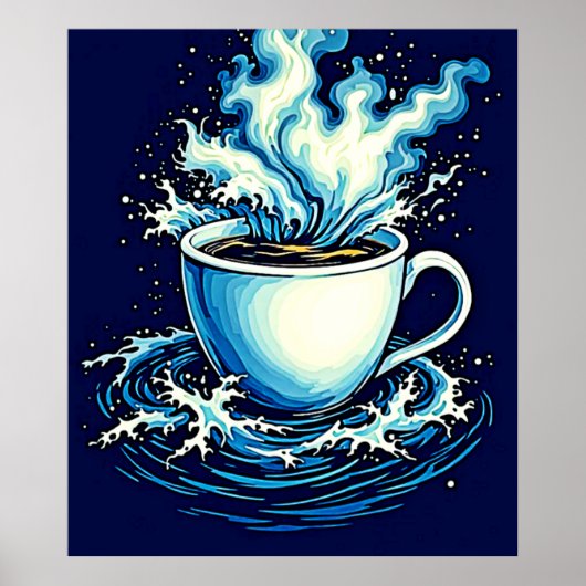 Ocean Coffee Dream Poster (Vorne)