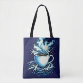 Ocean Coffee Dream Tasche (Vorderseite)