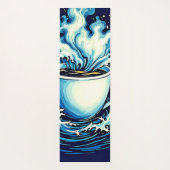 Ocean Coffee Dream Yogamatte (Rückseite)