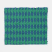 Ocean Color Diamond Glitzer Fleecedecke (Vorderseite (Horizontal))