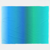 Ocean Colored Fleece Blanket (Vorderseite (Horizontal))