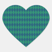 Ocean Colors Diamond Glitzer Herz-Aufkleber (Vorderseite)