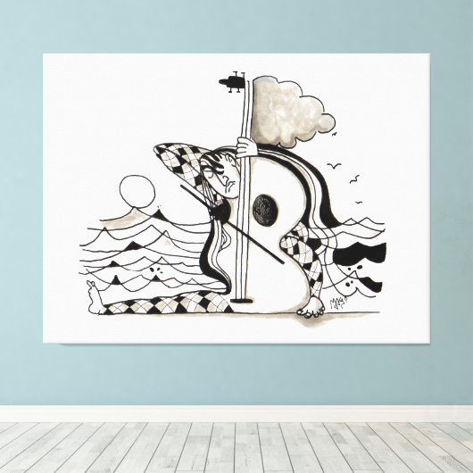 OCEAN CONCERT FOR SOFIA LEINWANDDRUCK (Insitu (Holzboden))