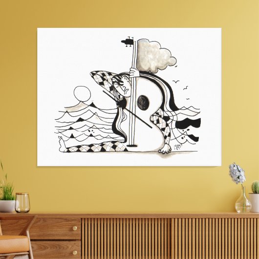 OCEAN CONCERT FOR SOFIA LEINWANDDRUCK (Insitu (Wohnzimmer))