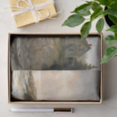 Ocean Cottage On Rocky Cliff Decoupage Seidenpapier (Geschenk)