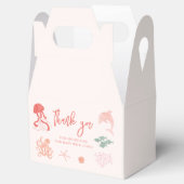 Ocean Creature Pink Baby Dusche Geschenkschachtel (Geöffnet)