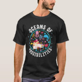 Ocean Creatures Summer Reading Possibilities Libra T-Shirt (Vorderseite)