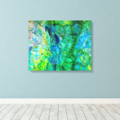 Ocean Crystals 2 20x16 Leinwand drucken (Insitu (Holzboden))