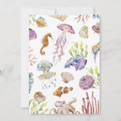 Ocean Danke Karte (Rückseite)