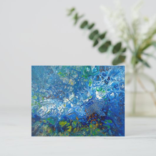 Ocean Deep Postcard Postkarte (Stehend Vorderseite)