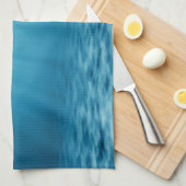 Ocean Depths Blue Underwater with Sun Rays Geschirrtuch (Viertel Falte)