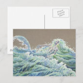 Ocean Deva Postkarte (Vorne/Hinten)