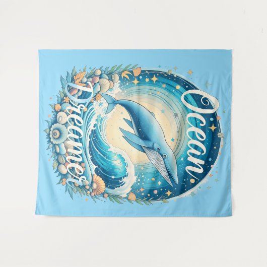 Ocean Dreamer Wandteppich (Vorderseite (Horizontal))