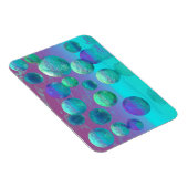 Ocean Dreams - Aqua and Violet Ocean Fantasy Magnet (Rechte Seite)