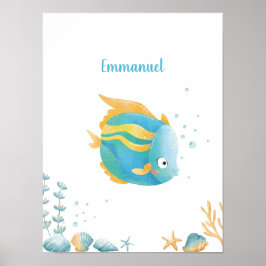 Ocean Dreams Discovery Fish individuell anpassbar Poster