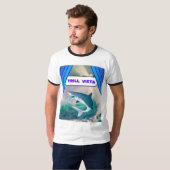 Ocean Dreams Hai Inspirierte Beete Collection T-Shirt (Vorne ganz)