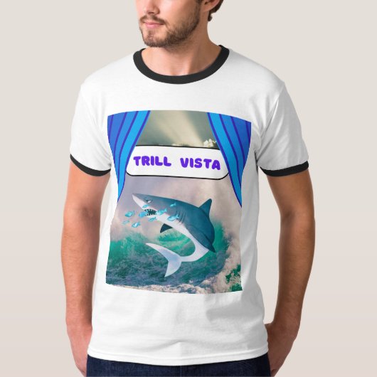 Ocean Dreams Hai Inspirierte Beete Collection T-Shirt (Vorderseite)