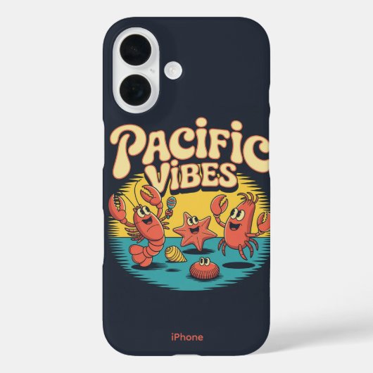 Ocean Dreams iPhone 16 Hülle (Rückseite)
