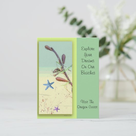 Ocean Dreams Postkarte (Stehend Vorderseite)