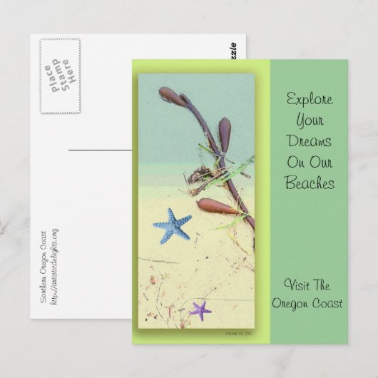 Ocean Dreams Postkarte (Vorne/Hinten)