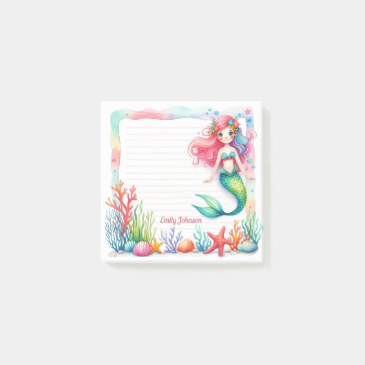 Ocean Dreams Sticky Pad Post-it Klebezettel (Vorderseite)