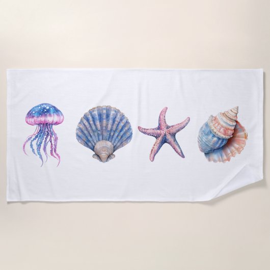 "Ocean Dreams" Strandtuch (Vorderseite)