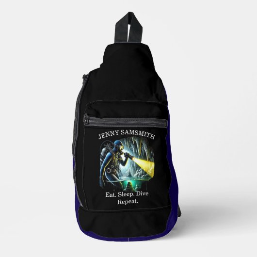Ocean Dreams: Tauchen, Entdecken, Live! Crossbody Bag (Vorderseite)